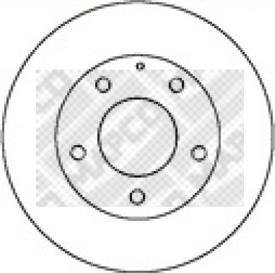 Mapco 15285 - Bremžu diski autodraugiem.lv
