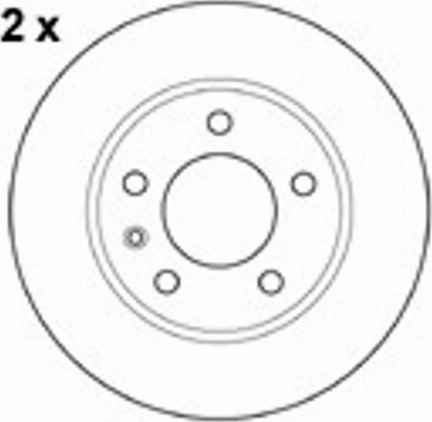 Mapco 157452 - Bremžu diski autodraugiem.lv