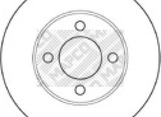 Mapco 15710 - Bremžu diski autodraugiem.lv