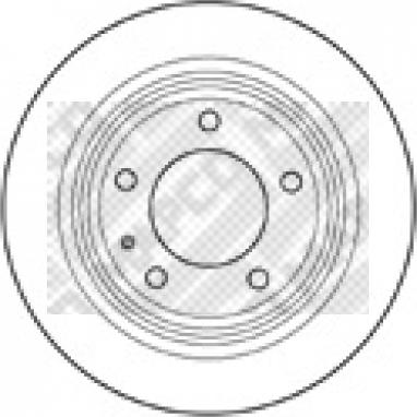 Mapco 15712 - Bremžu diski autodraugiem.lv