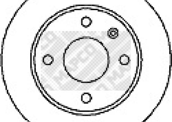 Mapco 15726 - Bremžu diski autodraugiem.lv