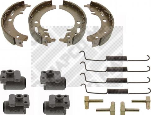 Mapco 8923 - Bremžu loku komplekts autodraugiem.lv