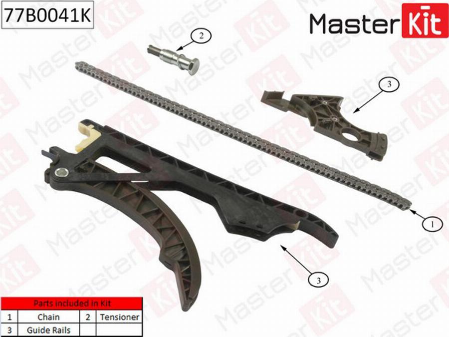 MasterKit 77B0041K - Sadales vārpstas piedziņas ķēde autodraugiem.lv