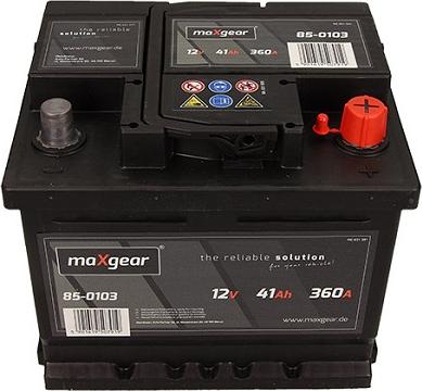 Maxgear 541400036 D722 - Startera akumulatoru baterija autodraugiem.lv