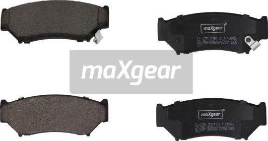 Maxgear 19-1376 - Bremžu uzliku kompl., Disku bremzes autodraugiem.lv