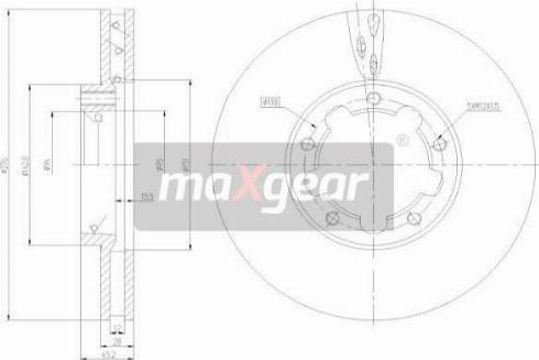 Maxgear 19-3337 - Bremžu diski autodraugiem.lv