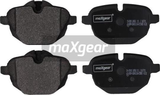 Maxgear 19-2900 - Bremžu uzliku kompl., Disku bremzes autodraugiem.lv