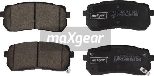 Maxgear 19-2902 - Bremžu uzliku kompl., Disku bremzes autodraugiem.lv