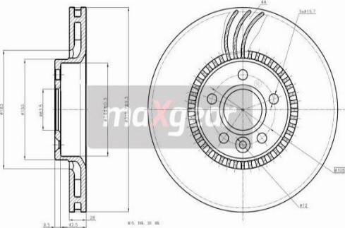 Maxgear 19-2429 - Bremžu diski autodraugiem.lv