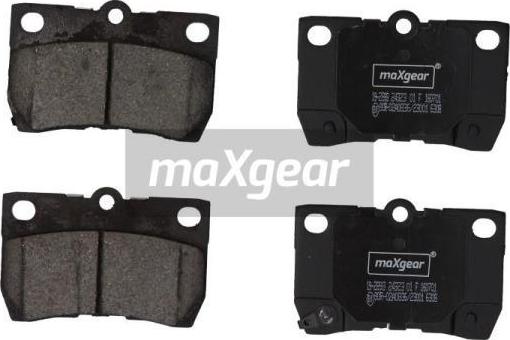 Maxgear 19-2893 - Bremžu uzliku kompl., Disku bremzes autodraugiem.lv