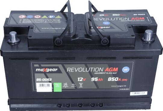 Maxgear 85-0053 - Startera akumulatoru baterija autodraugiem.lv