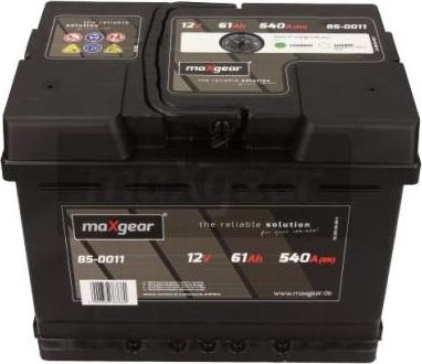 Maxgear 85-0011 - Startera akumulatoru baterija autodraugiem.lv
