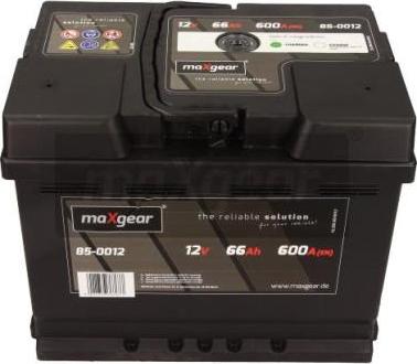 Maxgear 85-0012 - Startera akumulatoru baterija autodraugiem.lv