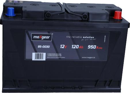 Maxgear 85-0030 - Startera akumulatoru baterija autodraugiem.lv