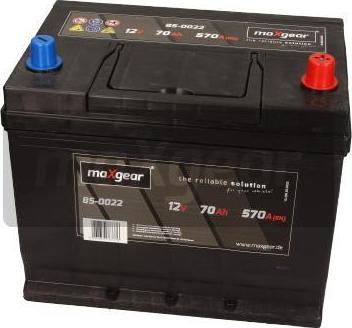 Maxgear 85-0022 - Startera akumulatoru baterija autodraugiem.lv