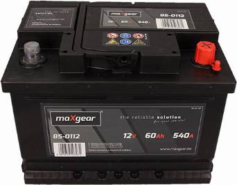 Maxgear 85-0112 - Startera akumulatoru baterija autodraugiem.lv