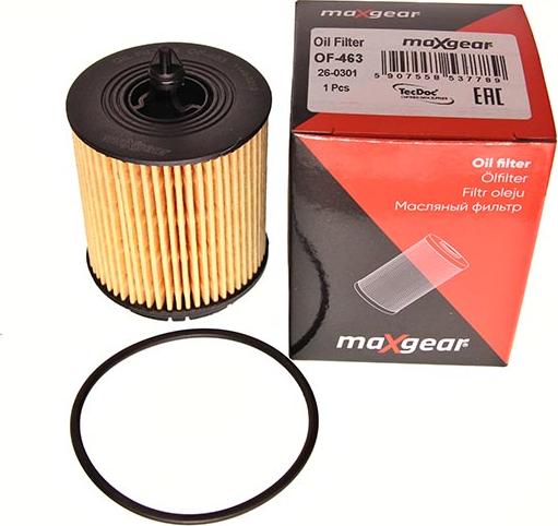 Maxgear 26-0301 - Eļļas filtrs autodraugiem.lv