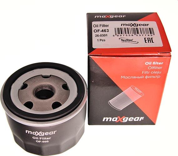 Maxgear 26-0267 - Eļļas filtrs autodraugiem.lv