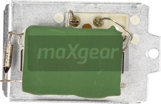Maxgear 27-0194 - Rezistors, Salona ventilators autodraugiem.lv