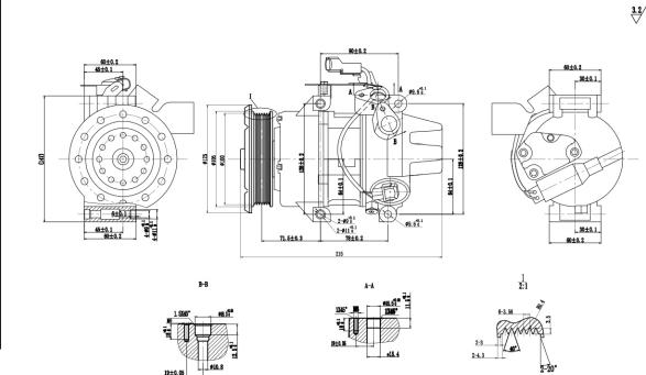 Maxgear AC375681 - Kompresors, Gaisa kond. sistēma autodraugiem.lv