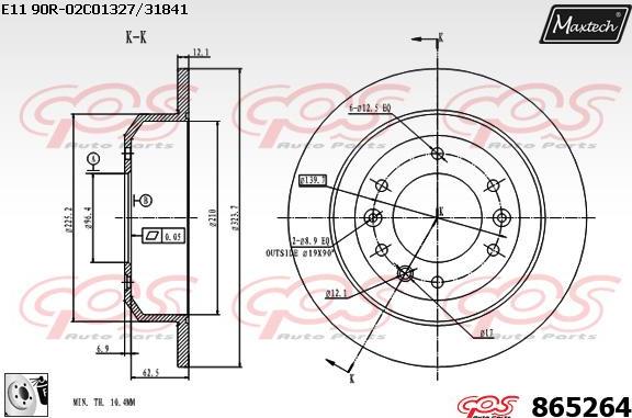 Maxtech 5265239 - Grozāmass statne, Riteņa piekare autodraugiem.lv