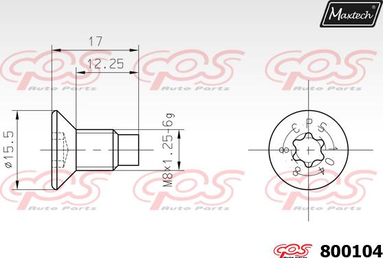 Maxtech 5271068 - Grozāmass statne, Riteņa piekare autodraugiem.lv