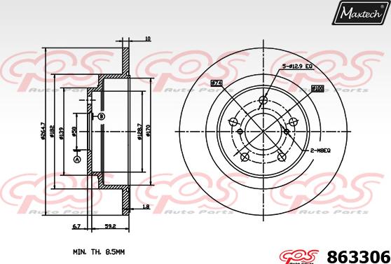 Maxtech 5271016 - Grozāmass statne, Riteņa piekare autodraugiem.lv