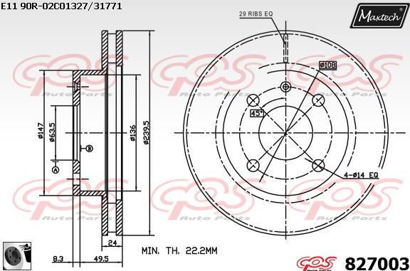 Maxtech 6274515 - Bremžu suports autodraugiem.lv