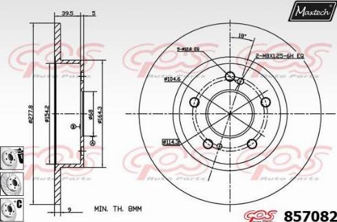 Maxtech 857082.6880 - Bremžu diski autodraugiem.lv