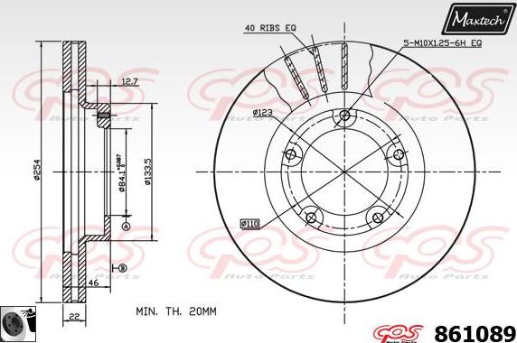 Maxtech 857149 - Bremžu diski autodraugiem.lv