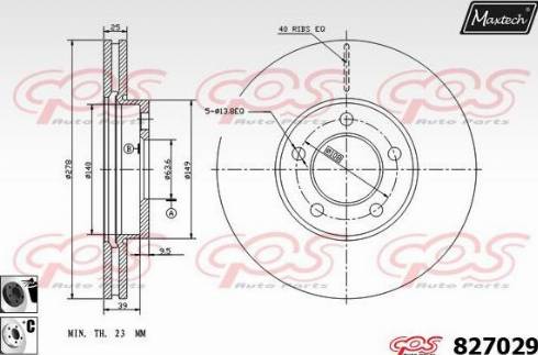 Maxtech 827029.6060 - Bremžu diski autodraugiem.lv