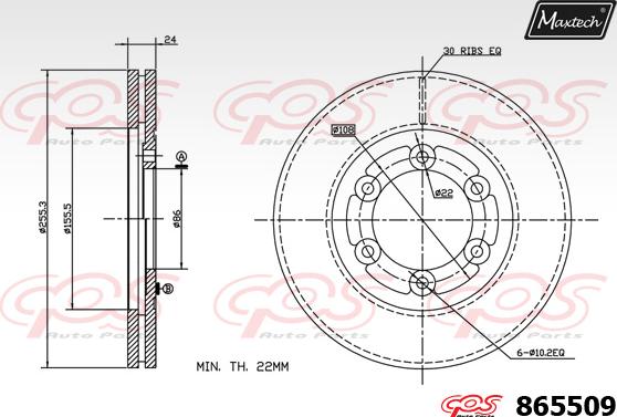 Maxtech 70200432 - Remkomplekts, Bremžu suports autodraugiem.lv