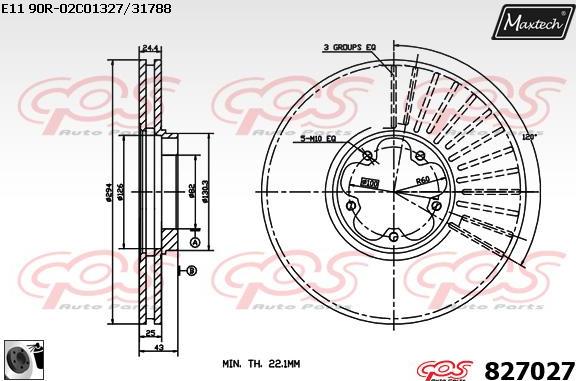 Maxtech 70200582 - Remkomplekts, Bremžu suports autodraugiem.lv