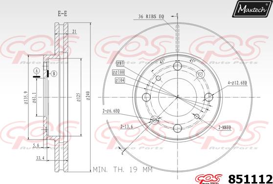 Maxtech 70200395 - Remkomplekts, Bremžu suports autodraugiem.lv