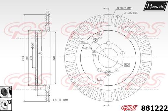 Maxtech 70200389 - Remkomplekts, Bremžu suports autodraugiem.lv