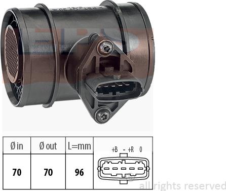 MDR EPS-1991 290 - Gaisa masas mērītājs autodraugiem.lv