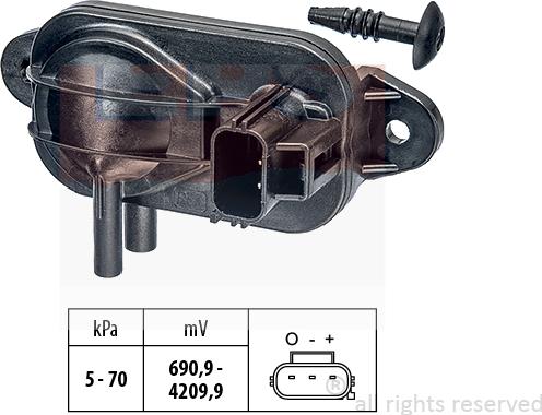 MDR EPS-1993 268 - Devējs, Izplūdes gāzu spiediens autodraugiem.lv