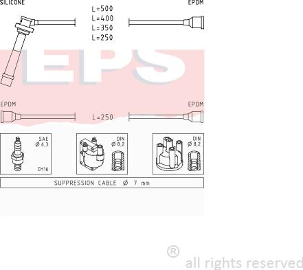 MDR EPS-1499 004 - Augstsprieguma vadu komplekts autodraugiem.lv