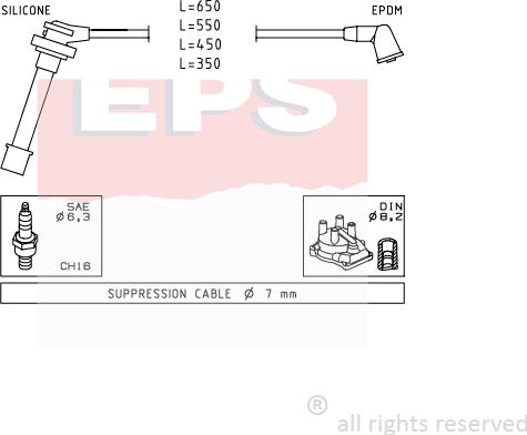 MDR EPS-1501 399 - Augstsprieguma vadu komplekts autodraugiem.lv