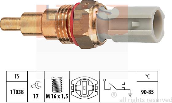 MDR EPS-1850 205 - Termoslēdzis, Radiatora ventilators autodraugiem.lv