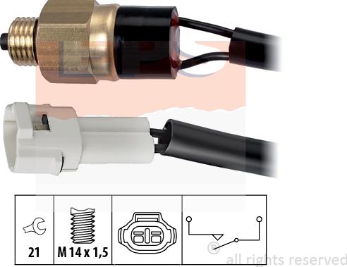 MDR EPS-1860 320 - Slēdzis, Atpakaļgaitas signāla lukturis autodraugiem.lv
