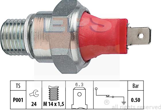 MDR EPS-1800 022 - Devējs, Eļļas spiediens autodraugiem.lv
