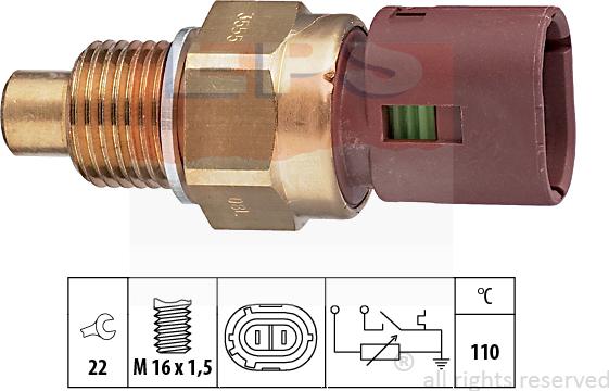 MDR EPS-1830 555 - Devējs, Dzesēšanas šķidruma temperatūra autodraugiem.lv