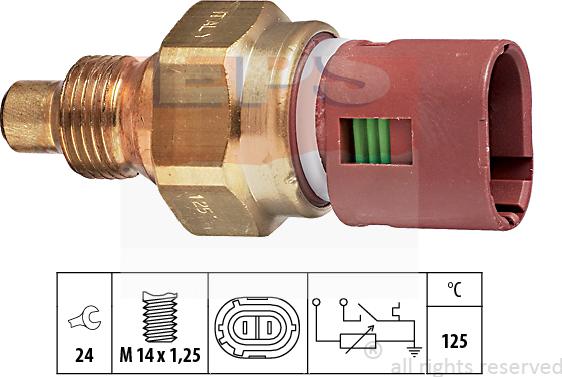 MDR EPS-1830 532 - Devējs, Dzesēšanas šķidruma temperatūra autodraugiem.lv