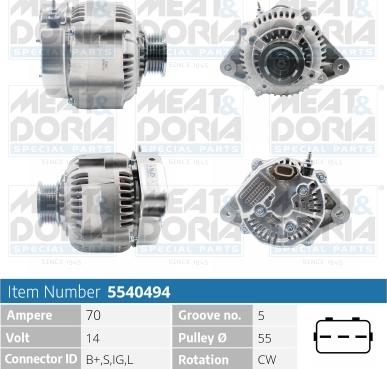 Meat & Doria 5540494 - Ģenerators autodraugiem.lv