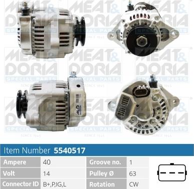 Meat & Doria 5540517 - Ģenerators autodraugiem.lv