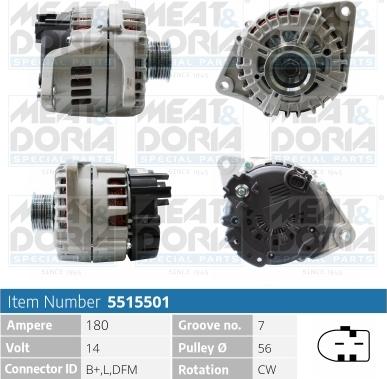 Meat & Doria 5515501 - Ģenerators autodraugiem.lv