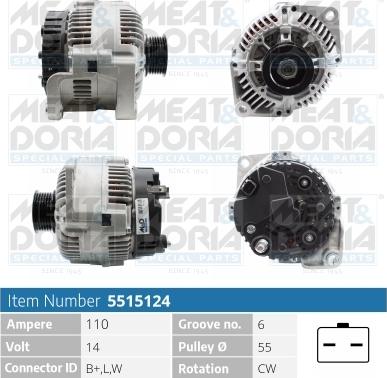 Meat & Doria 5515124 - Ģenerators autodraugiem.lv