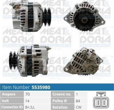 Meat & Doria 5535980 - Ģenerators autodraugiem.lv