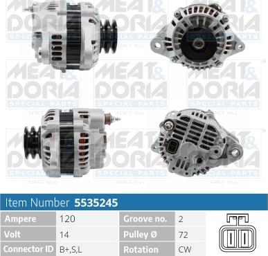 Meat & Doria 5535245 - Ģenerators autodraugiem.lv